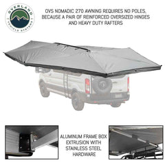 OVS 270 Degree Awning with Brackets for Mid - High Roofline Vans