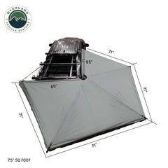 Overland Vehicle Systems Freestanding Batwing Style Nomadic 270 LTE Degree Awning