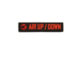 GearBAG PVC Patches — Feature shot: AirUP/Down patch, Velcro-backed PVC