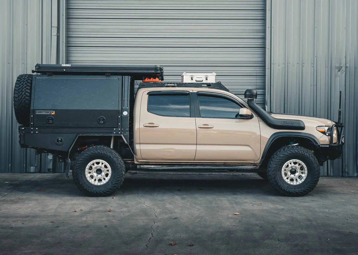 In the field