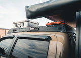 Backwoods Adventure Mods DRIFTR Roof Rack (2005–2023 Tacoma) — Feature shot: side of the rack