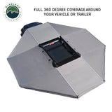 OVS HD Nomadic 180 Awning Connector Kit — Feature shot: 360-degree coverage around the vehicle
