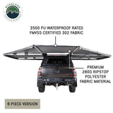 OVS HD Nomadic 180 Awning Connector Kit — Feature shot: 3500 PU fabric (6-piece version)