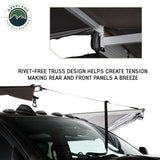 OVS HD Nomadic 180 Awning Connector Kit — Feature shot: rivet-free truss design