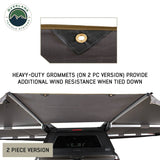 OVS HD Nomadic 180 Awning Connector Kit — Feature shot: heavy-duty grommets for guy lines