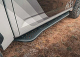 Backwoods Adventure Mods Rock Sliders (2022–2025 Tundra) — Feature shot: bolt-on slider kit for the 3rd gen Tundra