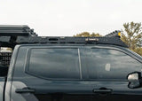 Backwoods Adventure Mods DRIFTR Roof Rack (2022–2027 Tundra) — Feature shot: side profile of the installed rack