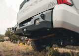 Backwoods Adventure Mods Rear Bumper (2022–2027 Tundra) — Feature shot: underside of the installed bumper