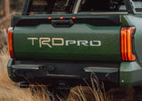 Backwoods Adventure Mods Rear Bumper (2022–2027 Tundra) — Feature shot: added ground clearance over the factory bumper