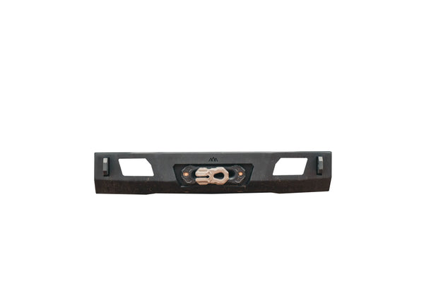 Backwoods Adventure Mods Lo-Pro Front Bumper (2022–2027 Tundra) — Feature shot: full bumper in black powder coat