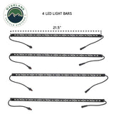 OVS 4 Piece LED Light Kit — Feature shot: four 21.5 in LED light bars