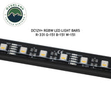OVS 4 Piece LED Light Kit — Feature shot: close-up of the RGBWW LED light bar