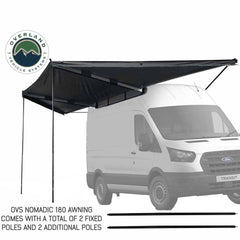 OVS 180 Free Standing Awning for High Roofline Sprinter Transit & Cargo Vans