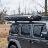 NaturNest 270 Awning Plus — Feature shot: awning mounted and deployed on vehicle roof rack