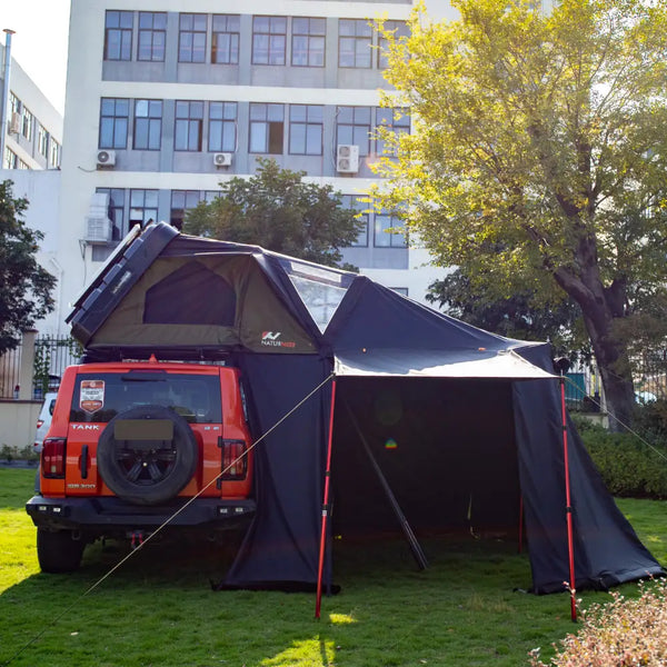 NaturNest Sirius 1 Plus XL Annex Room — Feature shot: interior space sized for a small group and gear