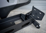 Backwoods Adventure Mods Hi-Lite Prerunner (2024–2027 Tacoma) — Feature shot: steel frame mounting bracket