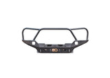 Backwoods Adventure Mods Hi-Lite Bull Bar (2024–2027 Tacoma) — Feature shot: full bumper with bull bar in black powder coat