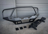 Backwoods Adventure Mods Hi-Lite Bull Bar (2024–2027 Tacoma) — Feature shot: frame mounting kit laid out