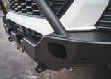 Backwoods Adventure Mods Hi-Lite Bull Bar (2024–2027 Tacoma) — Feature shot: pod light cutout in the bumper wing
