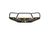 Backwoods Adventure Mods Hi-Lite Bull Bar (2010–2024 4Runner) — Feature shot: full bumper with triple-hoop bull bar and black powder coat