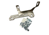 Backwoods Adventure Mods TSS Relocation Bracket (2010–2024 4Runner) — Feature shot: stainless steel TSS relocation bracket, front view
