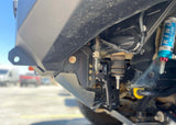 Backwoods Adventure Mods Connector Skid Plate (2010–2024 4Runner) — Feature shot: side profile of the installed connector skid