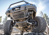 Backwoods Adventure Mods Connector Skid Plate (2010–2024 4Runner) — Feature shot: connector skid plate with drain holes