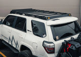 Backwoods Adventure Mods DRIFTR Roof Rack (2010–2024 4Runner) — Feature shot: rear of the installed rack