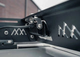 Backwoods Adventure Mods DRIFTR Roof Rack (2010–2024 4Runner) — Feature shot: back side of the rear chase light mount
