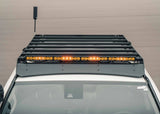 Backwoods Adventure Mods DRIFTR Roof Rack (2010–2024 4Runner) — Feature shot: front of the rack