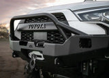 Backwoods Adventure Mods Hi-Lite Prerunner (2010–2024 4Runner) — Feature shot: close-up of the prerunner bull bar tubing