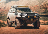 Backwoods Adventure Mods Hi-Lite Prerunner (2010–2024 4Runner) — Feature shot: prerunner bull bar bumper detail