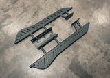 Backwoods Adventure Mods Rock Sliders (2010–2024 4Runner) — Feature shot: bolt-on frame mounting brackets
