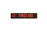 GearBAG PVC Patches — Feature shot: First Aid patch, Velcro-backed PVC
