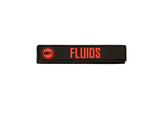 GearBAG PVC Patches — Feature shot: Fluids patch, Velcro-backed PVC