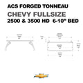 Leitner ACS Forged Bed Rack – Chevy (TONNEAU) - view 6