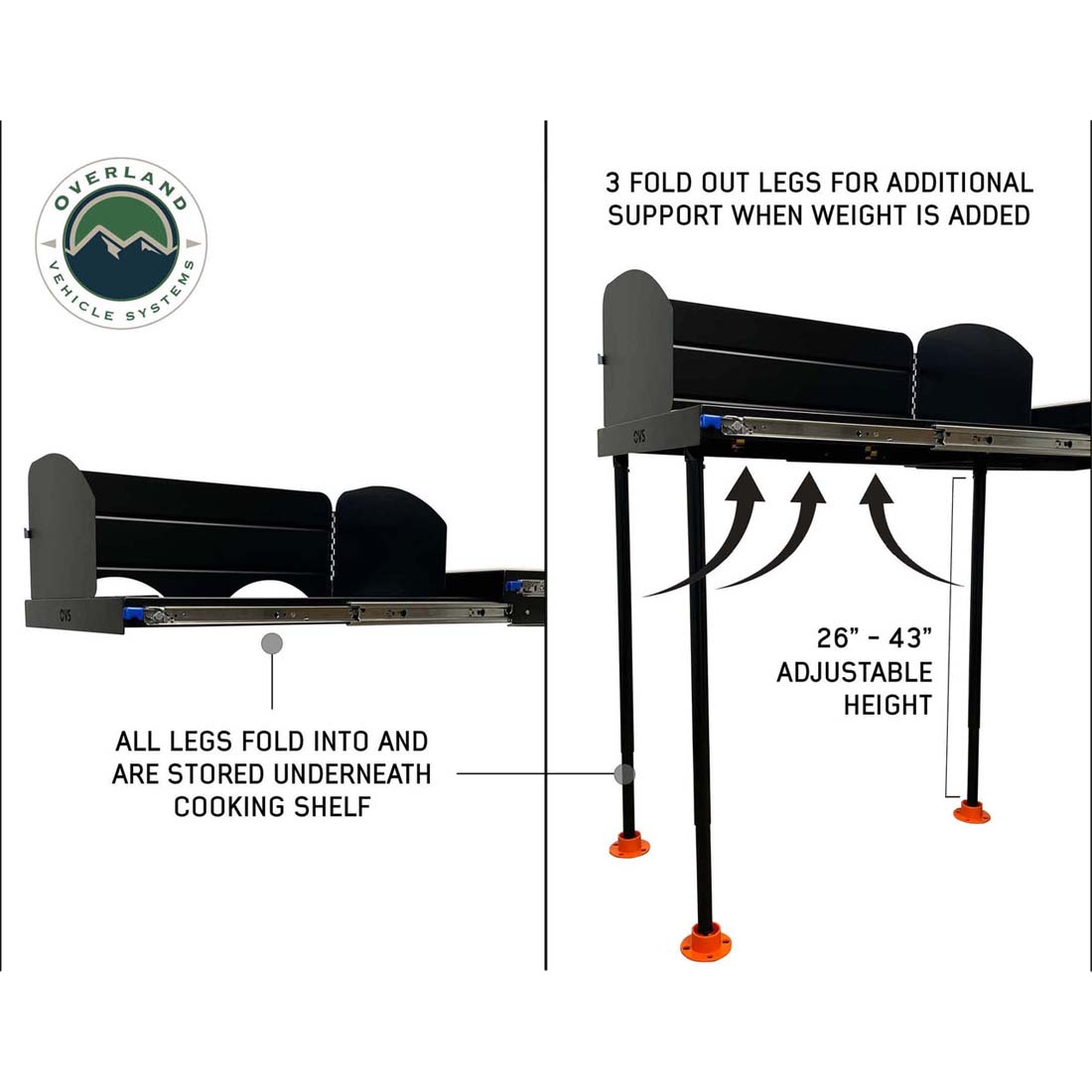 TELESCOPING LEGS