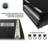 OVS Camp Cargo Box Kitchen with Slide-Out Sink & Work Station — Feature shot: anchor points and mounting rows