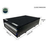 OVS Camp Cargo Box Kitchen with Slide-Out Sink & Work Station — Feature shot: closed dimensions