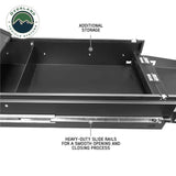 OVS Cargo Box Kitchen with Slide-Out Storage & Cooking Area — Feature shot: slide rail
