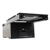 OVS Cargo Box with Slide-Out Drawer & Work Station — Feature shot: studio product view