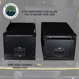 OVS Cargo Box with Slide-Out Drawer & Work Station — Feature shot: marine-grade carpet lining