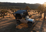 Roofnest Condor 2 XXL Air — Lifestyle shot: tent deployed at camp, ready for a full family group