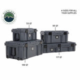 OVS D.B.S. 117 QT Dry Box – Dark Grey — Feature shot: with the other D.B.S. dry box sizes