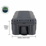 OVS D.B.S. 117 QT Dry Box – Dark Grey — Feature shot: dimensions diagram