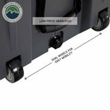 OVS D.B.S. 169 QT Dry Box with Wheels – Dark Grey — Feature shot: drain plug