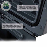 OVS D.B.S. 95 QT Dry Box – Dark Grey — Feature shot: lid gasket seal