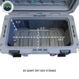 OVS D.B.S. 95 QT Dry Box – Dark Grey — Feature shot: interior dimensions