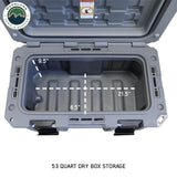 OVS D.B.S. 53 QT Dry Box – Dark Grey — Feature shot: dimensions diagram