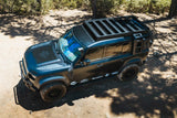 Leitner ACS ROOF Land Rover Defender 110 Roof Rack low profile no-drill platform rack, installed view 5